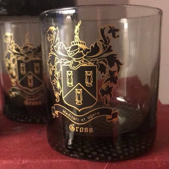 Faricy Irish Coat of Arms Nob Hill Tumblers - Set of 4 - Picture 4 of 9